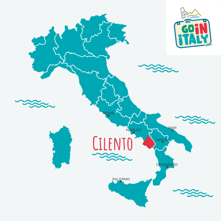 Italy map - Cilento